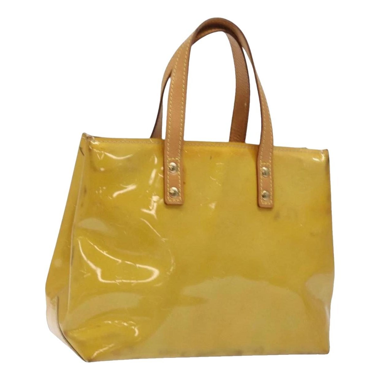 Patent leather handbag