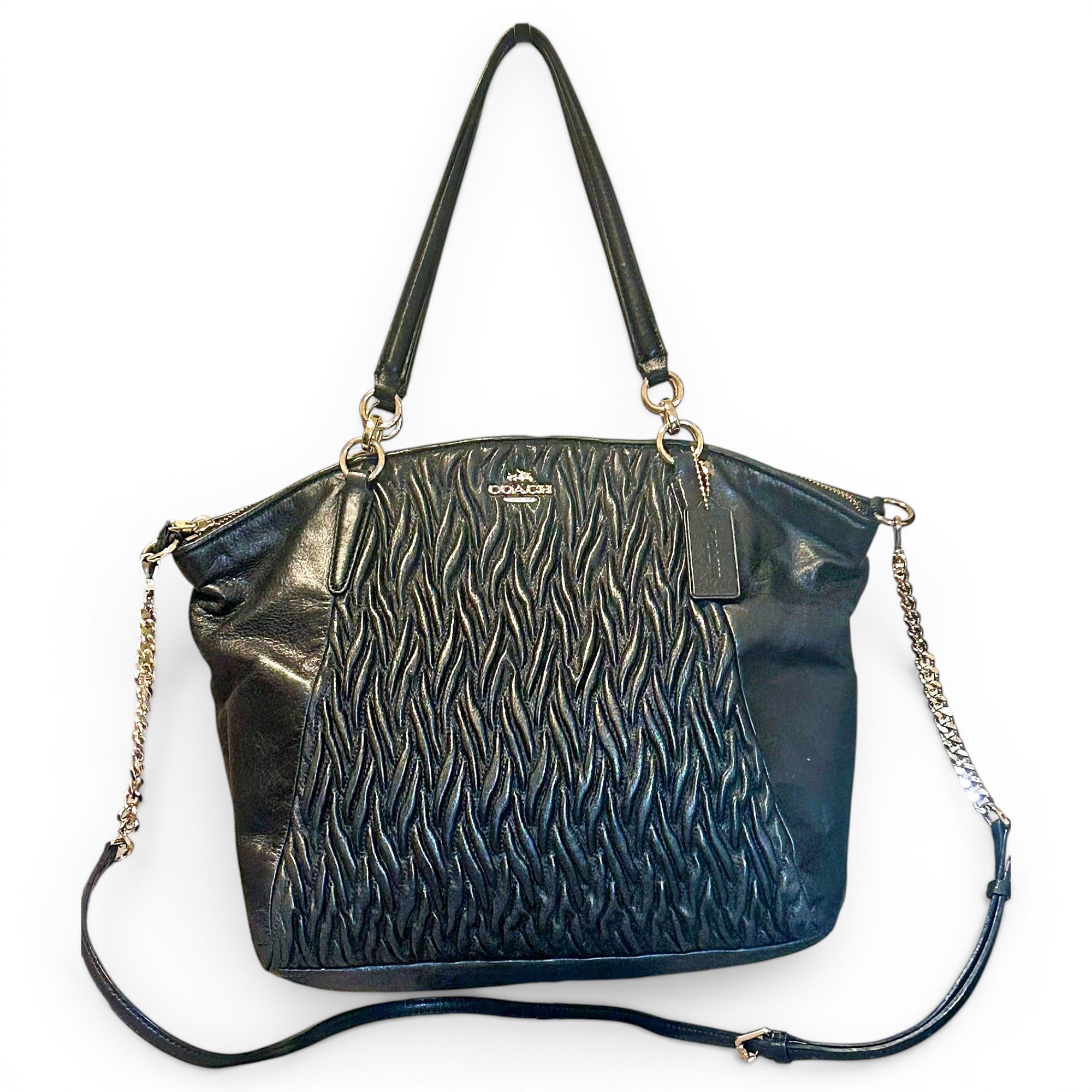 Leather satchel
