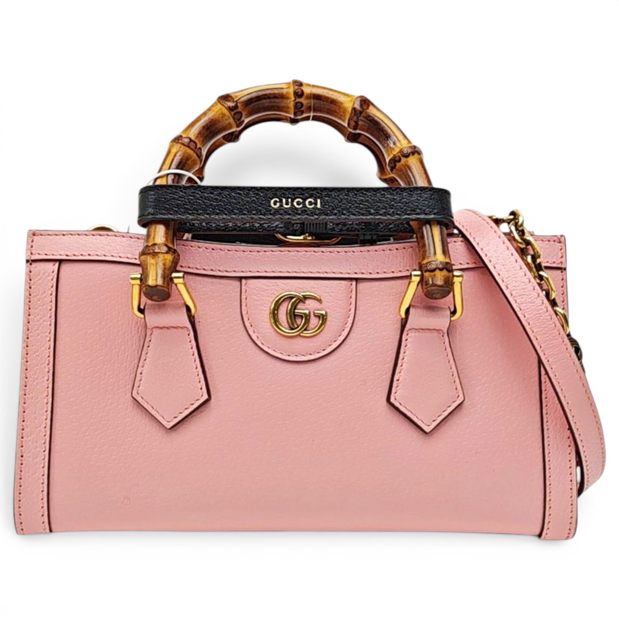 Diana Bamboo leather tote