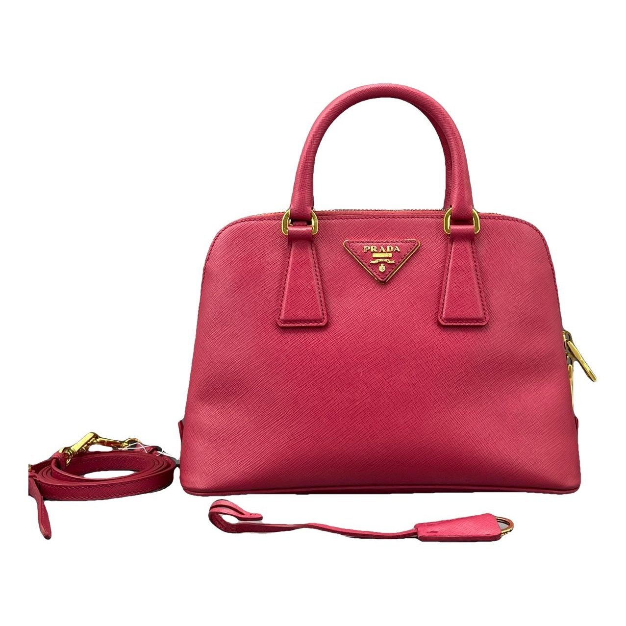 Promenade leather handbag
