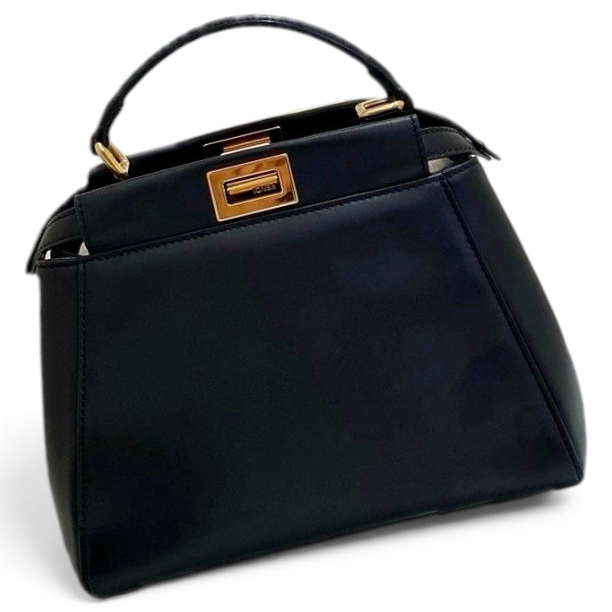 Peekaboo leather handbag