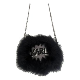 Karl Lagerfeld Faux fur handbag