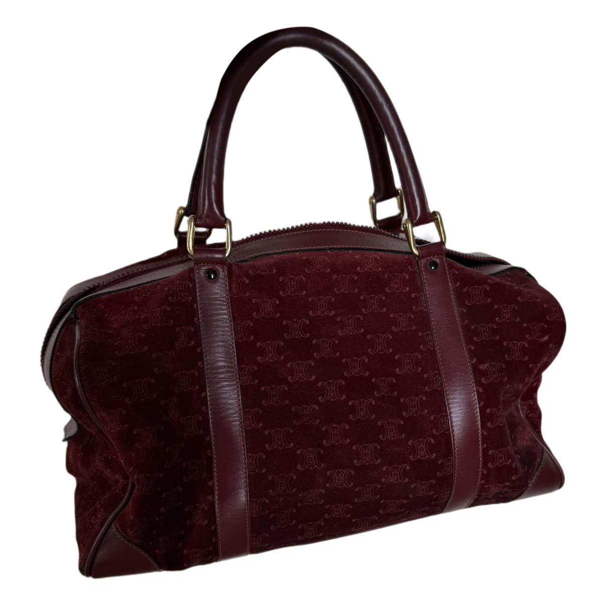 Leather bowling bag