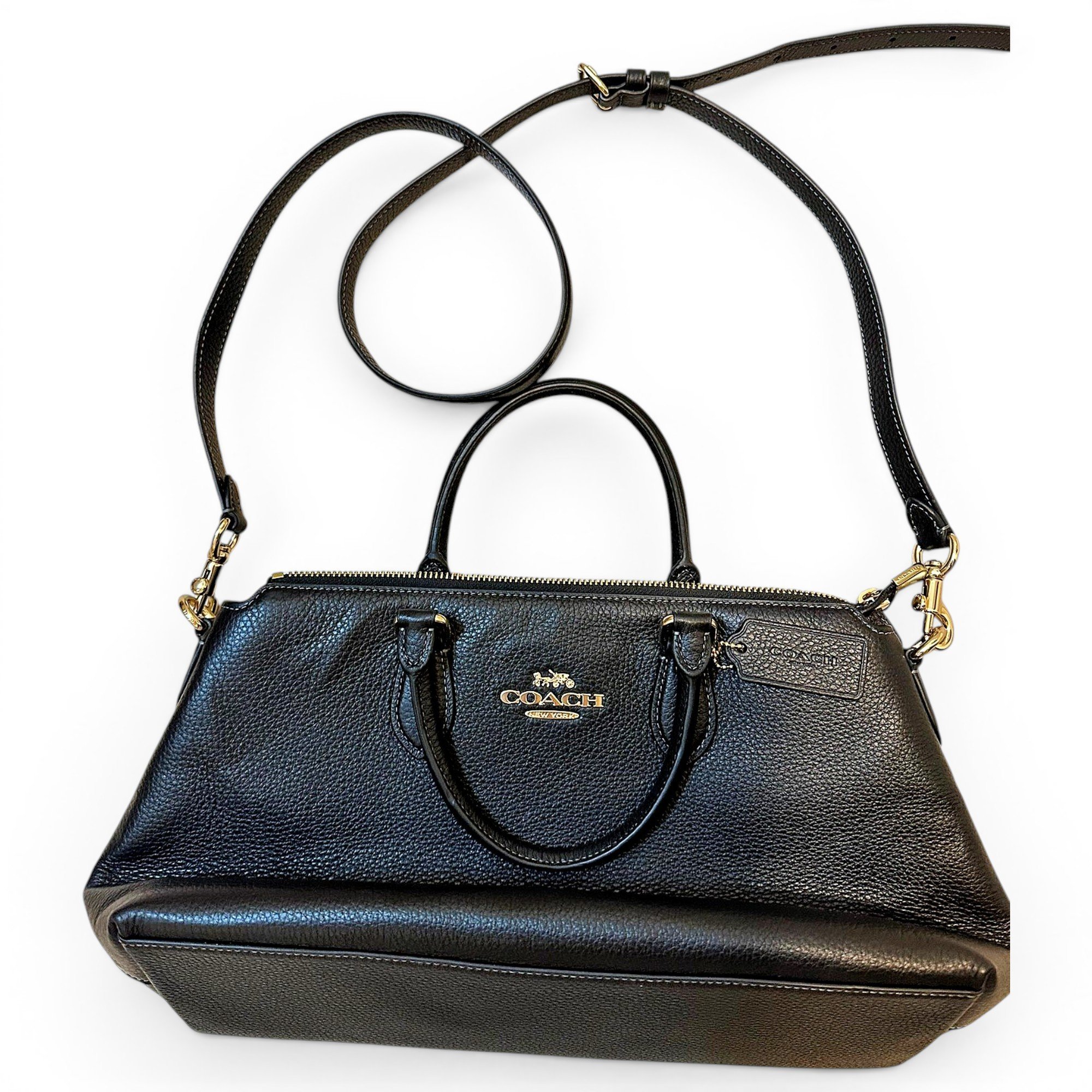 Leather crossbody bag