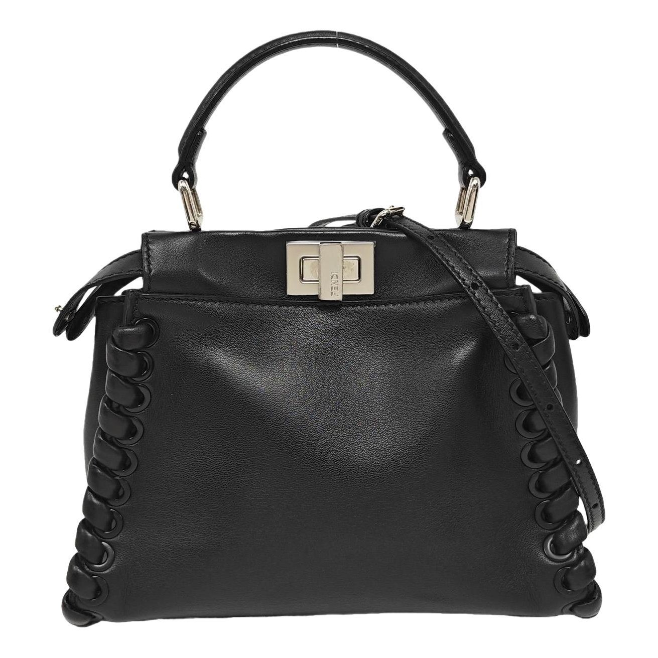 Peekaboo Utility leather crossbody bag