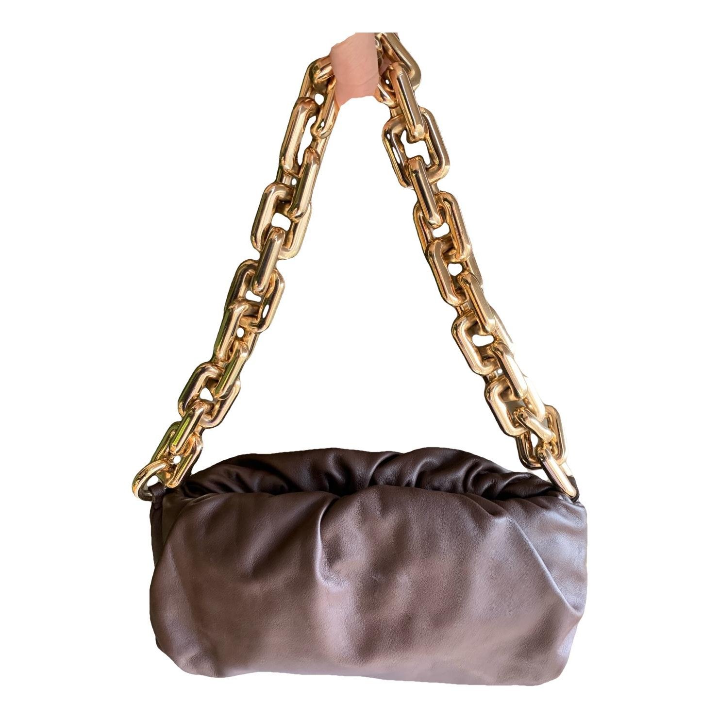 Chain Pouch leather handbag