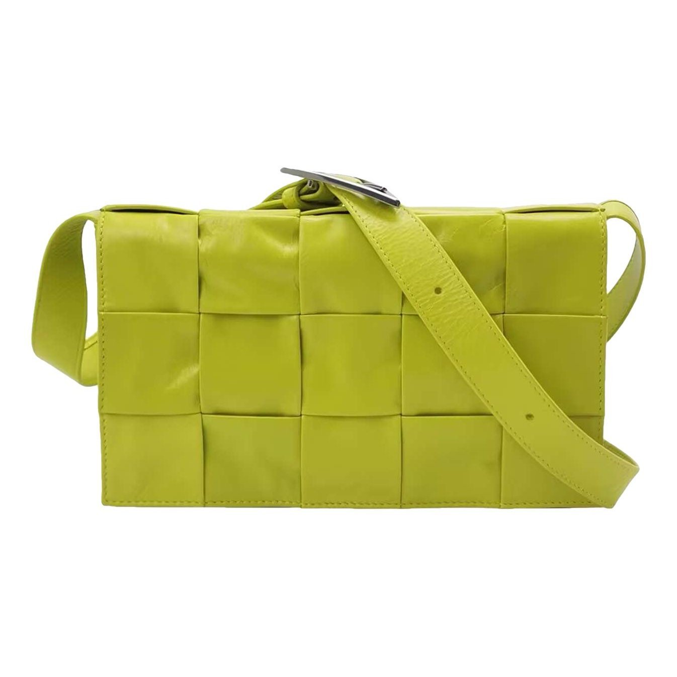 Cassette leather handbag