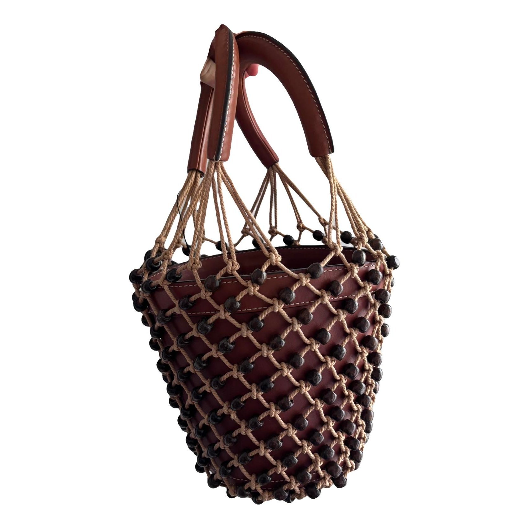 Moreau leather handbag