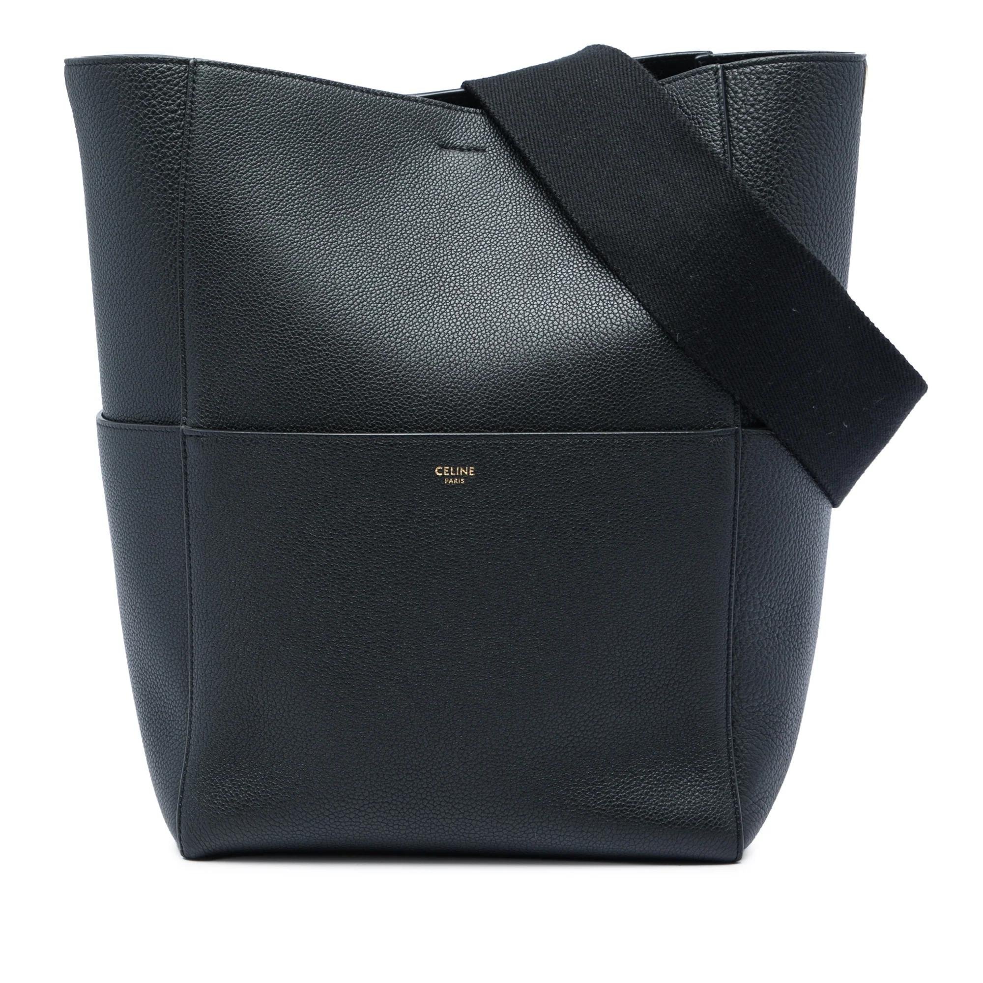 Seau Sangle pony-style calfskin handbag