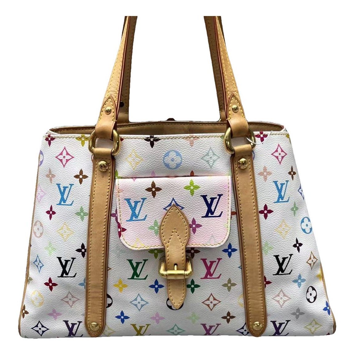 Leather tote