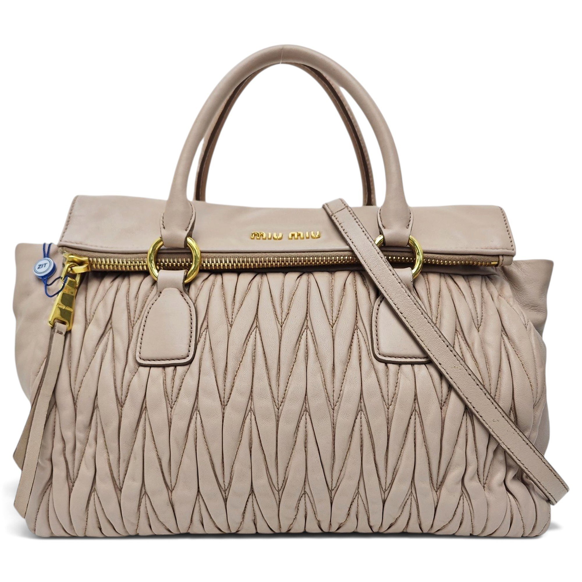 Bow bag leather handbag