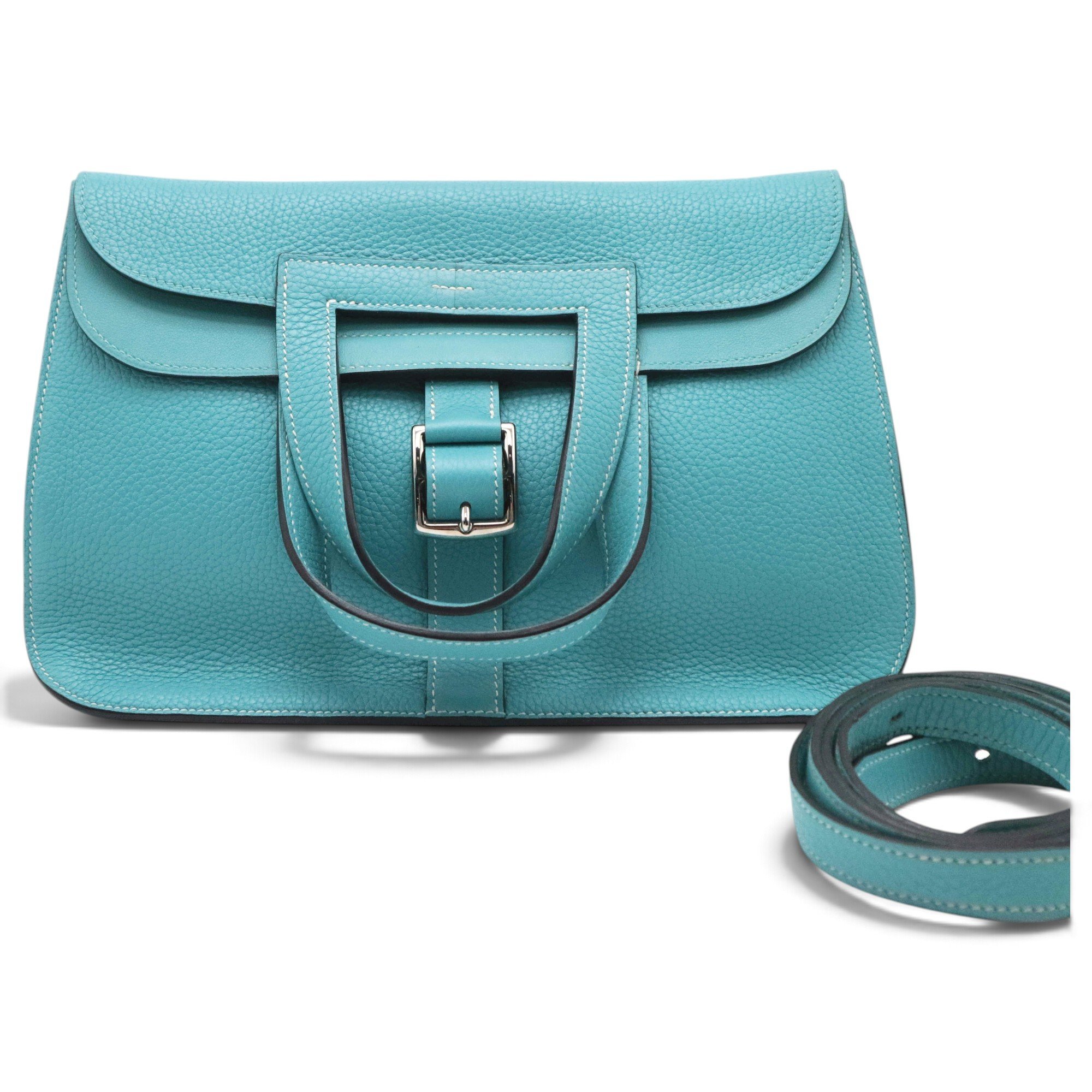 Halzan leather handbag