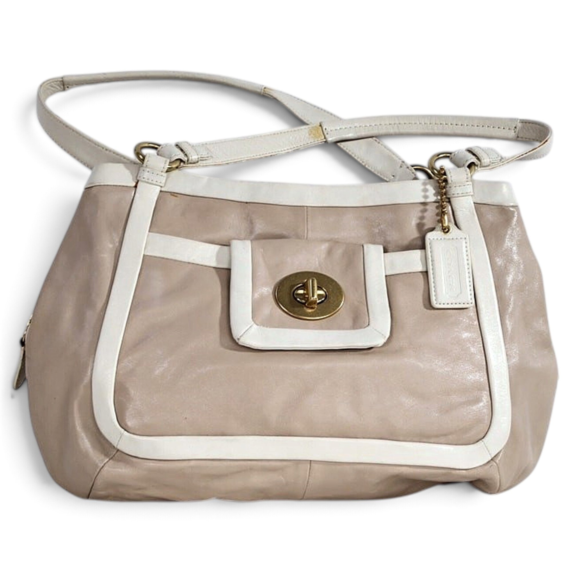 Leather satchel