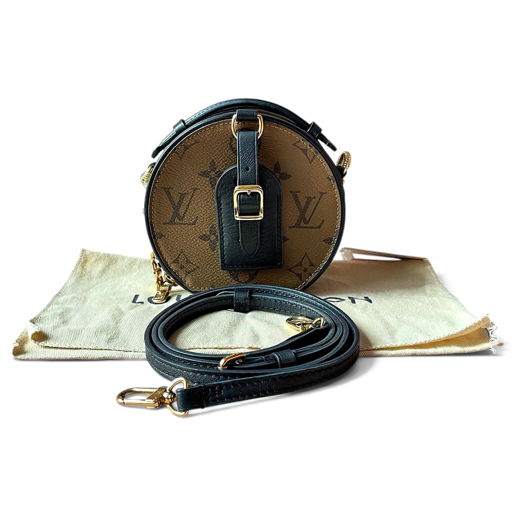 Boîte chapeau souple leather crossbody bag