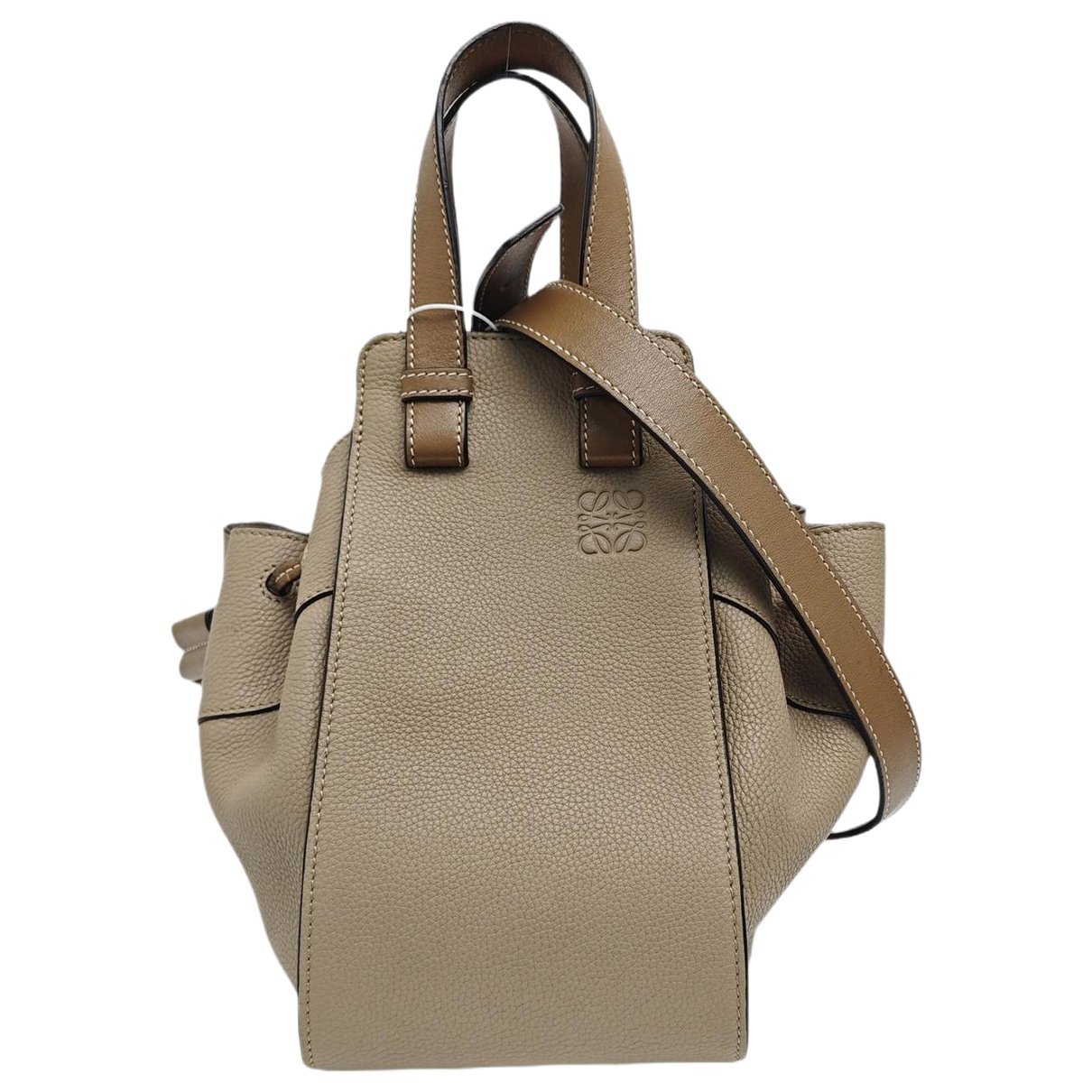 Hammock leather handbag