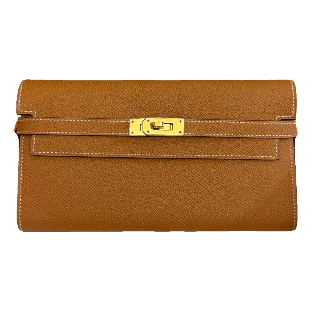 Kelly to go leather clutch bag
