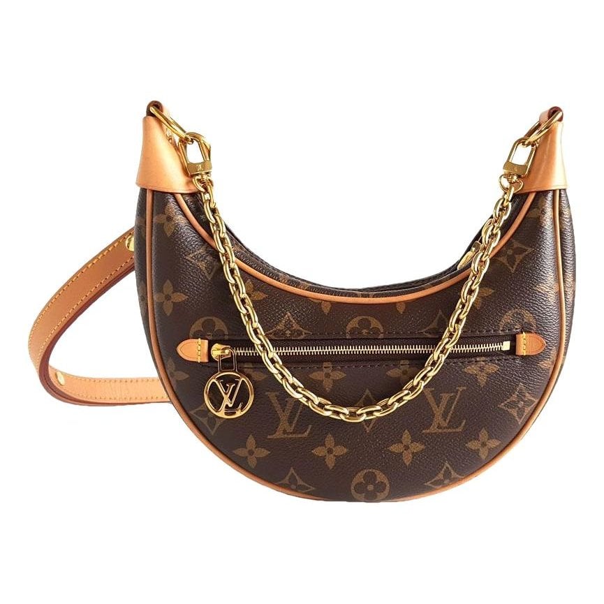 Loop leather handbag