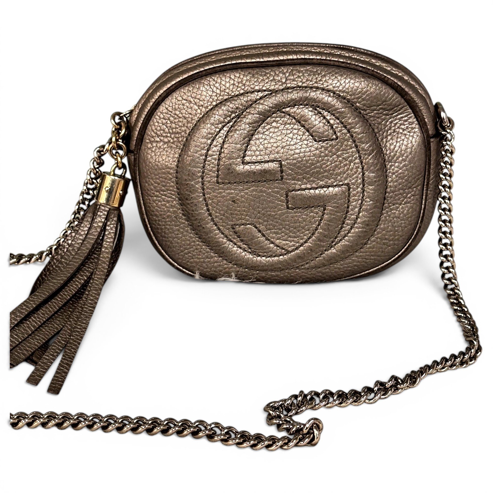 Leather crossbody bag