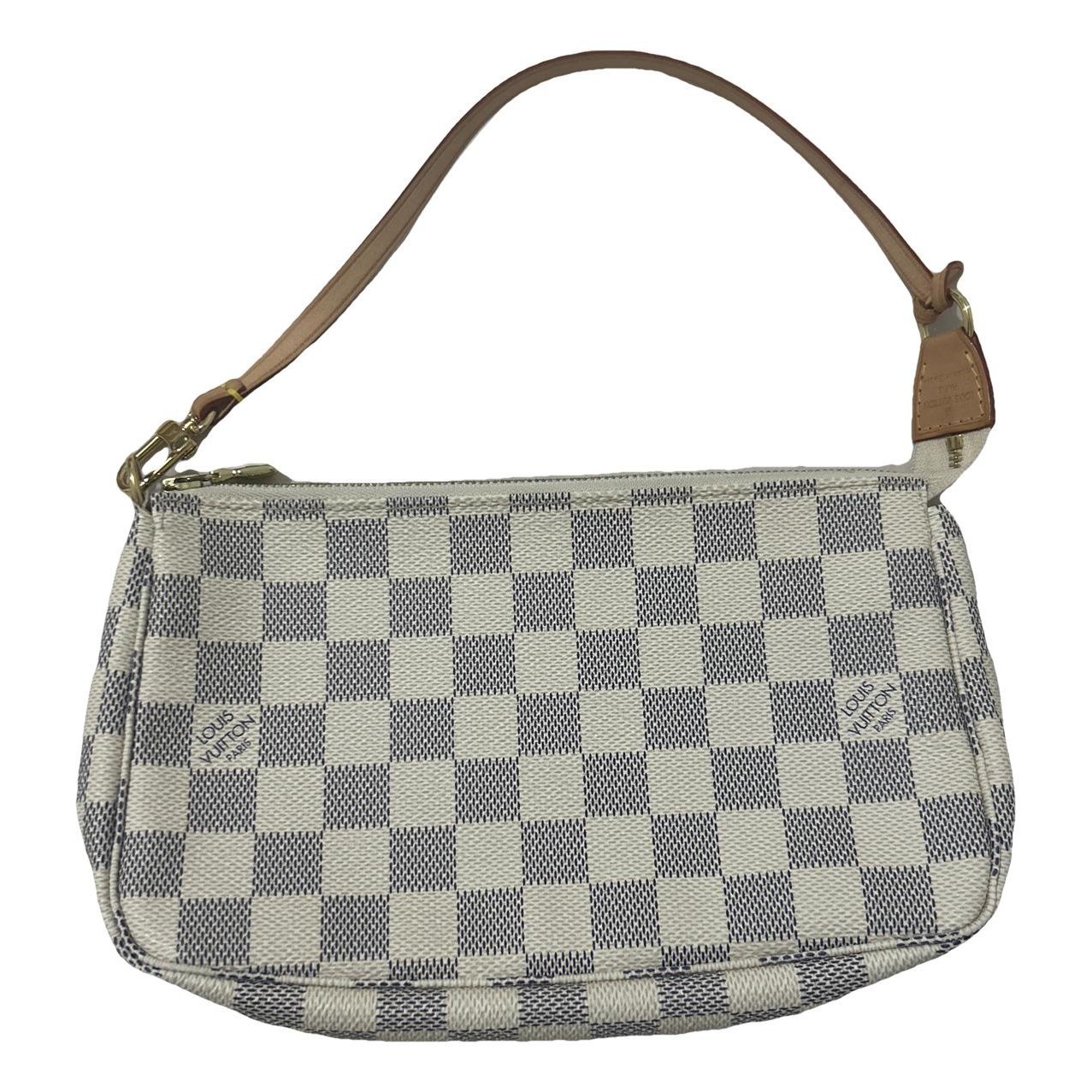 Leather clutch bag