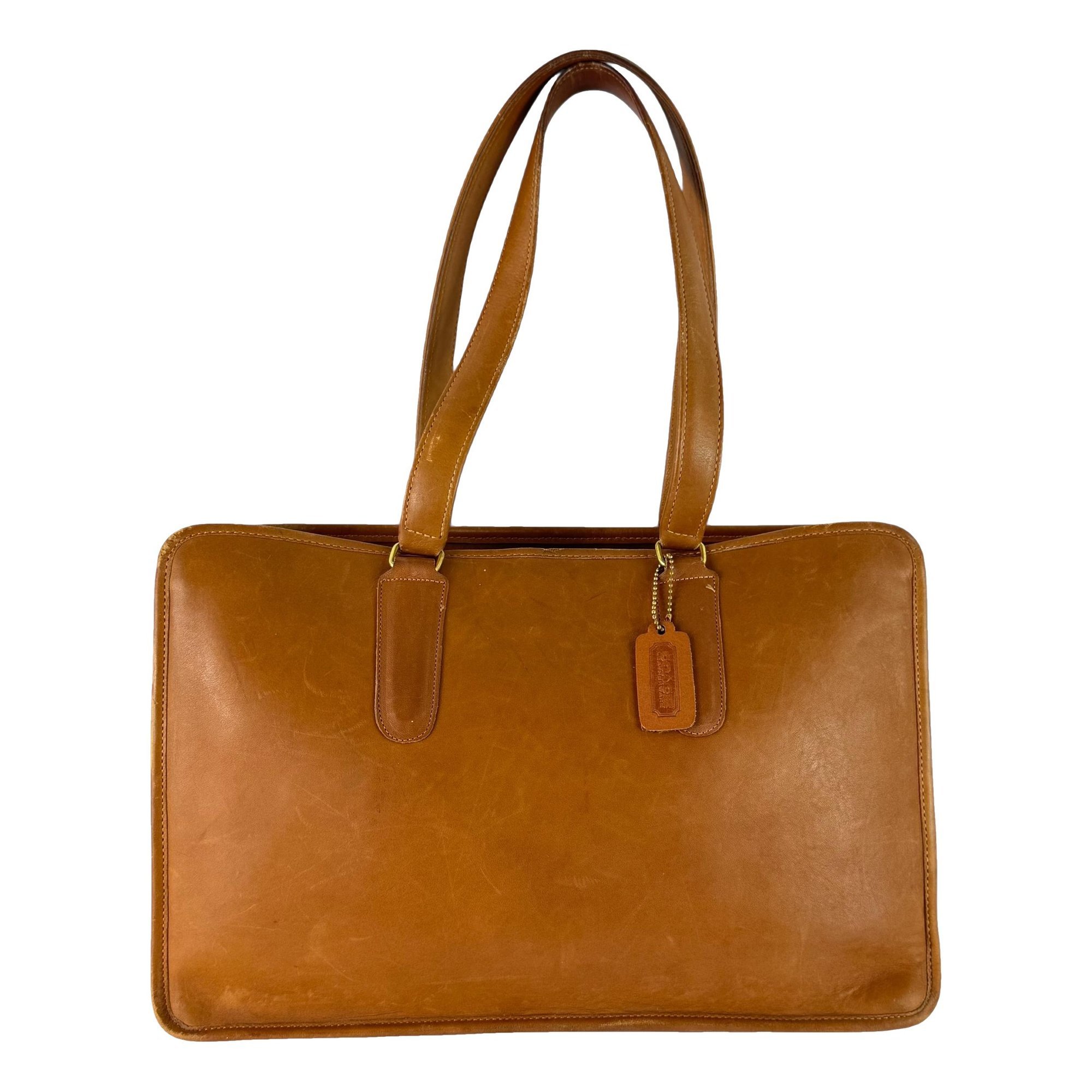 Leather tote
