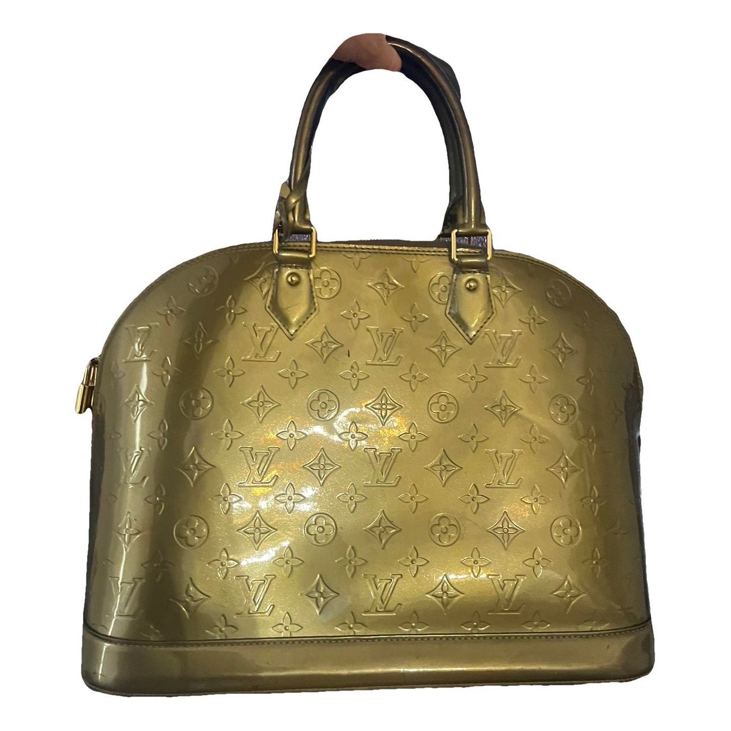 Alma patent leather handbag