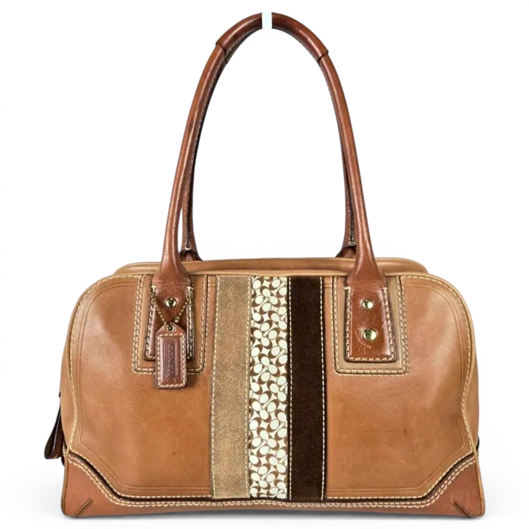 Leather satchel