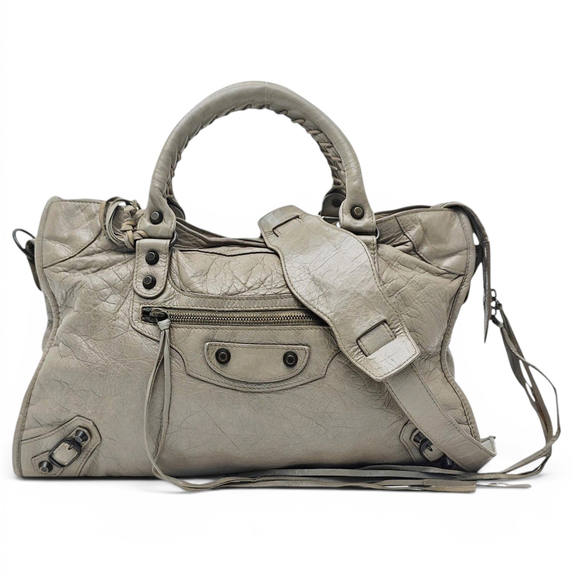 Leather handbag