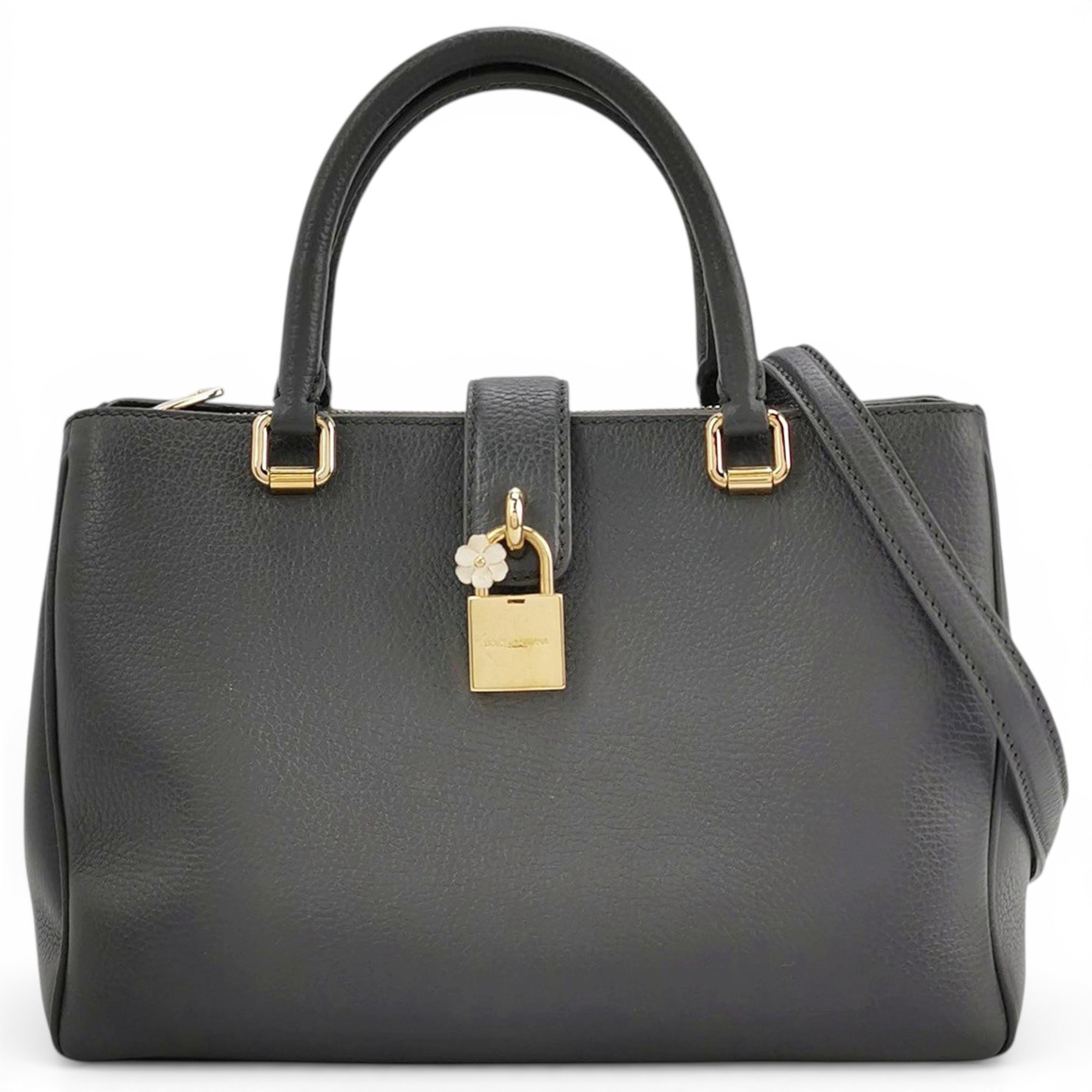 Leather tote