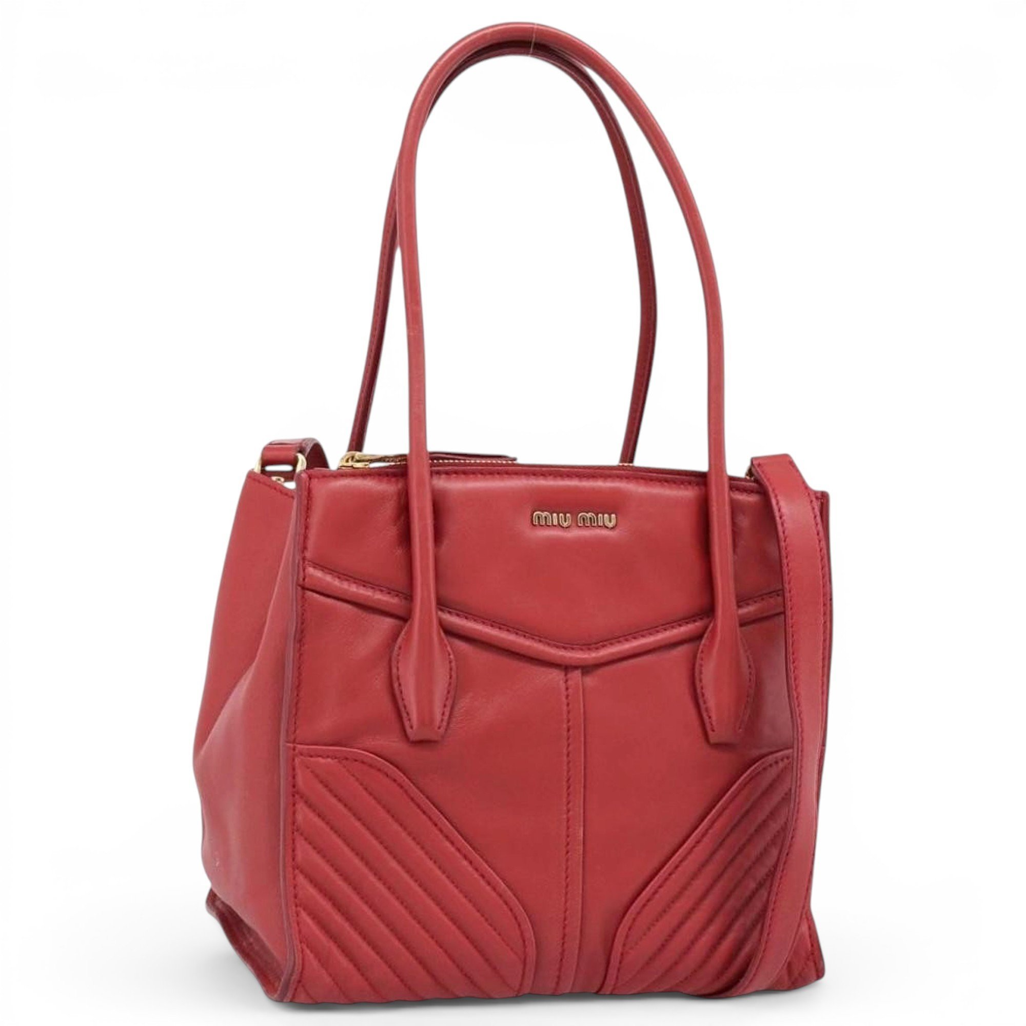Leather tote