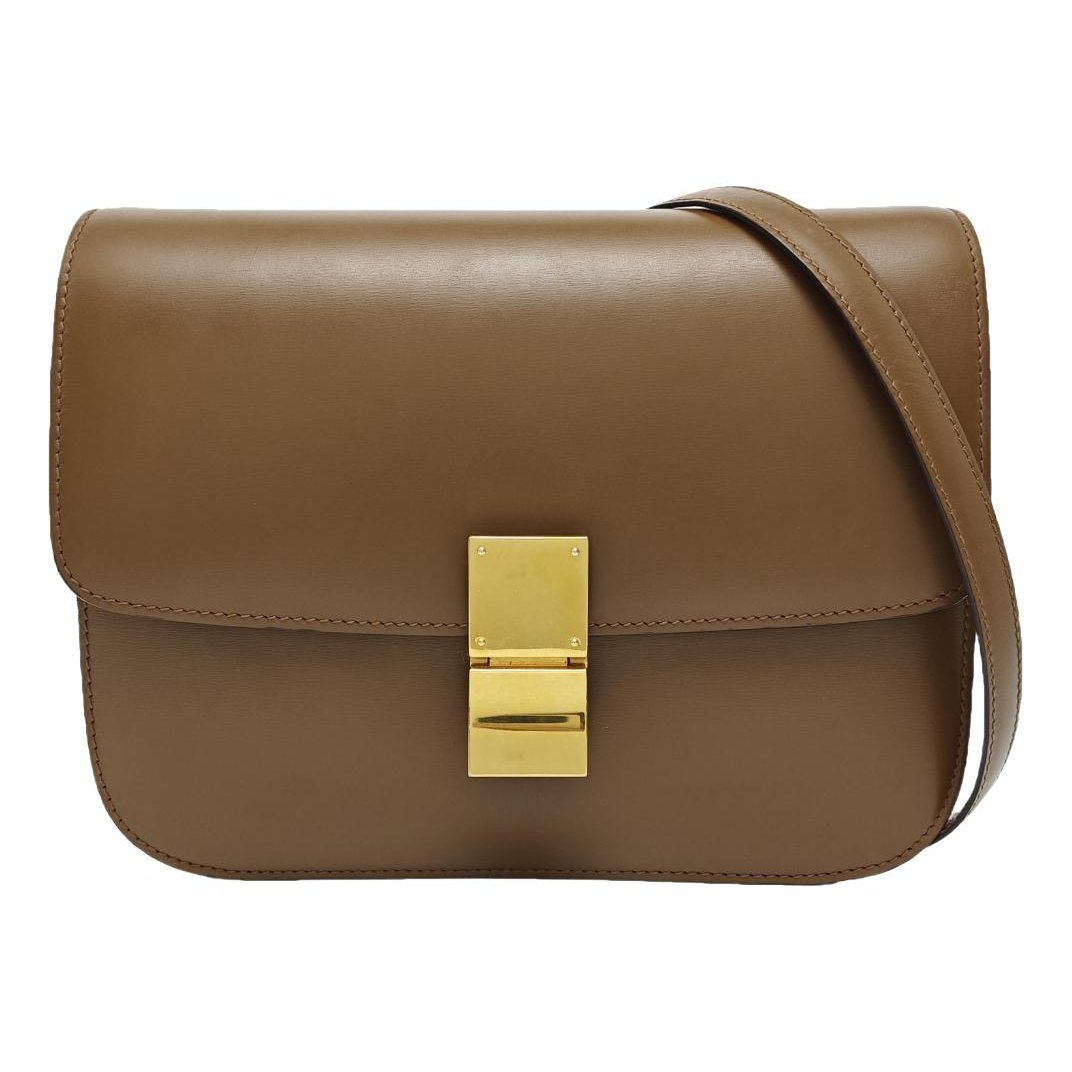 Classic leather handbag