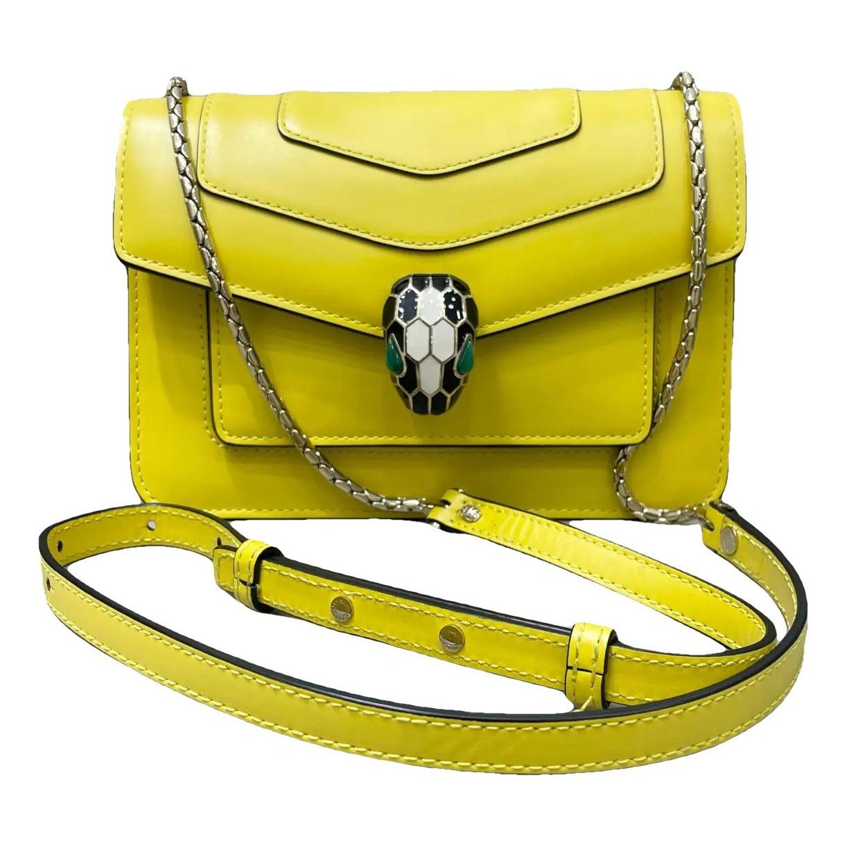 Serpenti leather crossbody bag