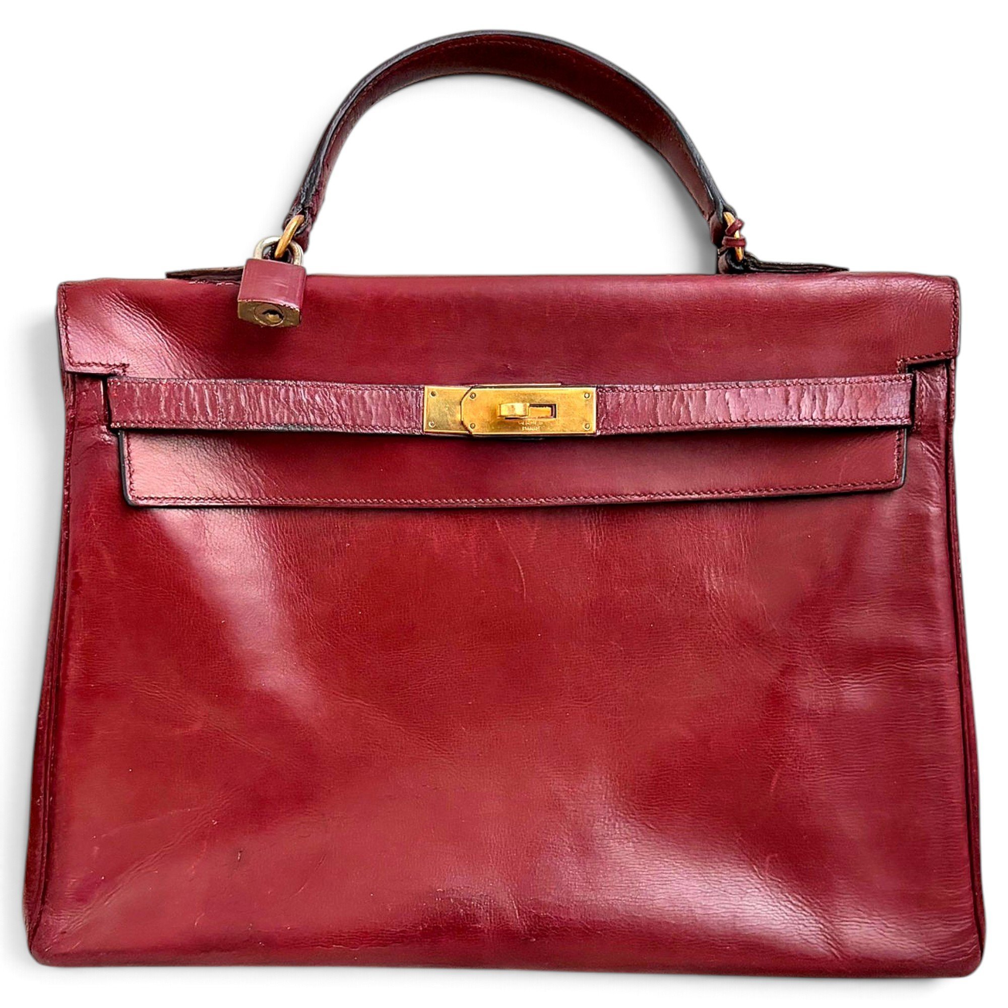 Kelly 35 leather handbag