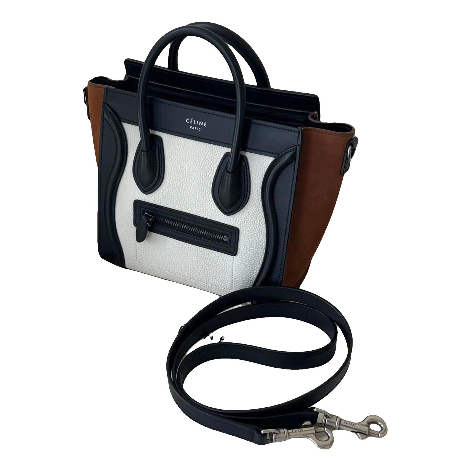 Nano Luggage leather handbag