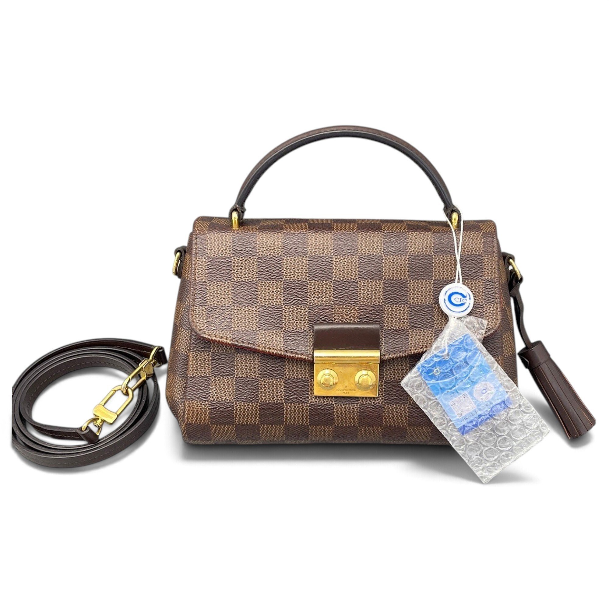 Croisette leather handbag