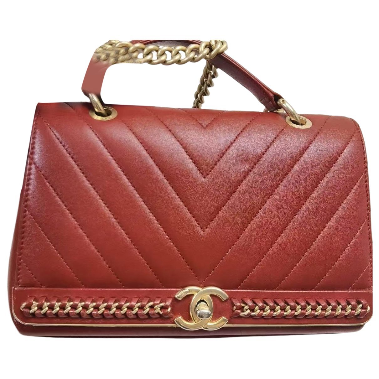 Leather handbag