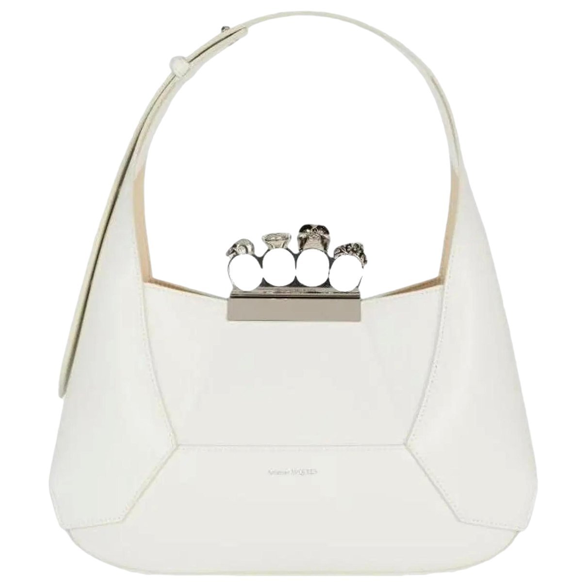 Skull leather handbag