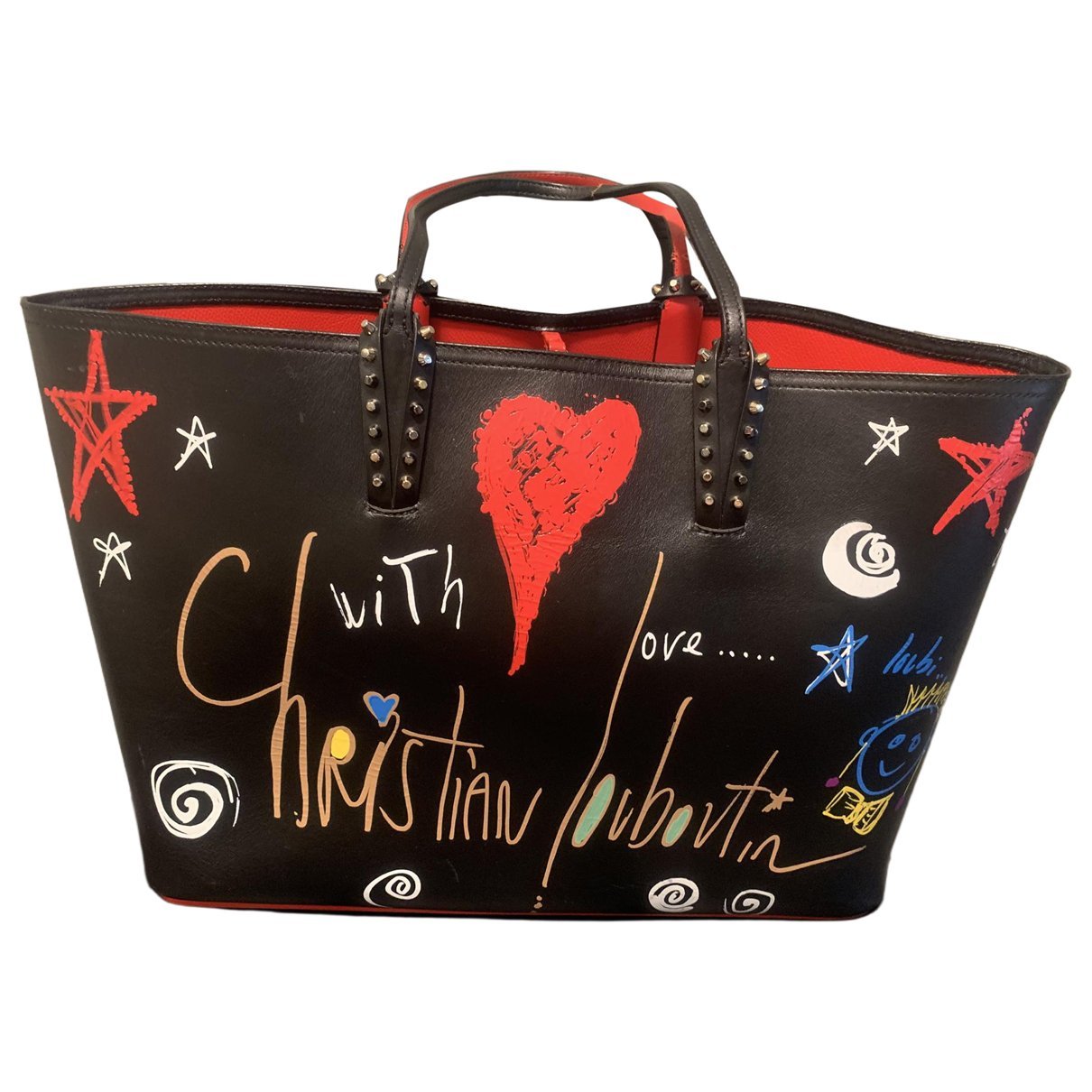 Leather tote