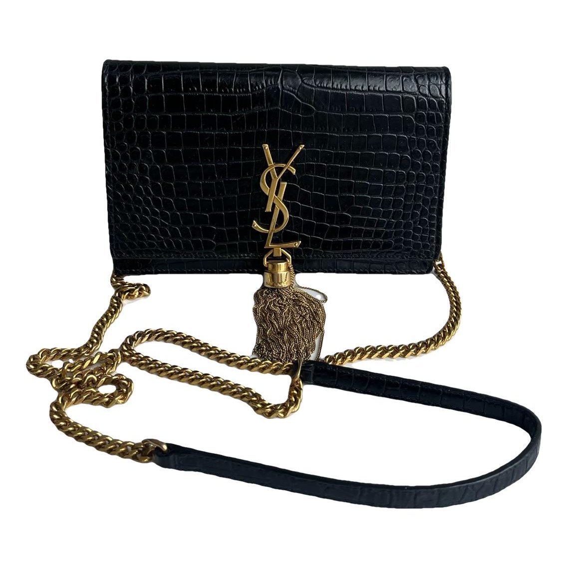 Pompom Kate leather handbag