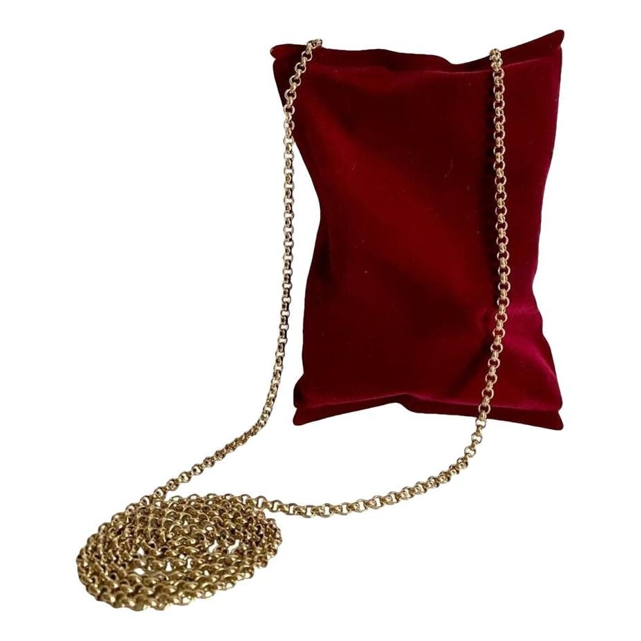 Crisp Packet velvet crossbody bag