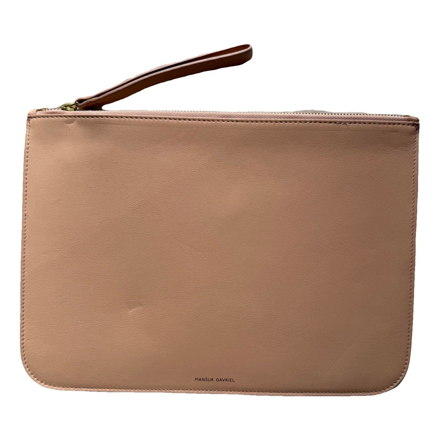Mansur Gavriel Leather clutch bag