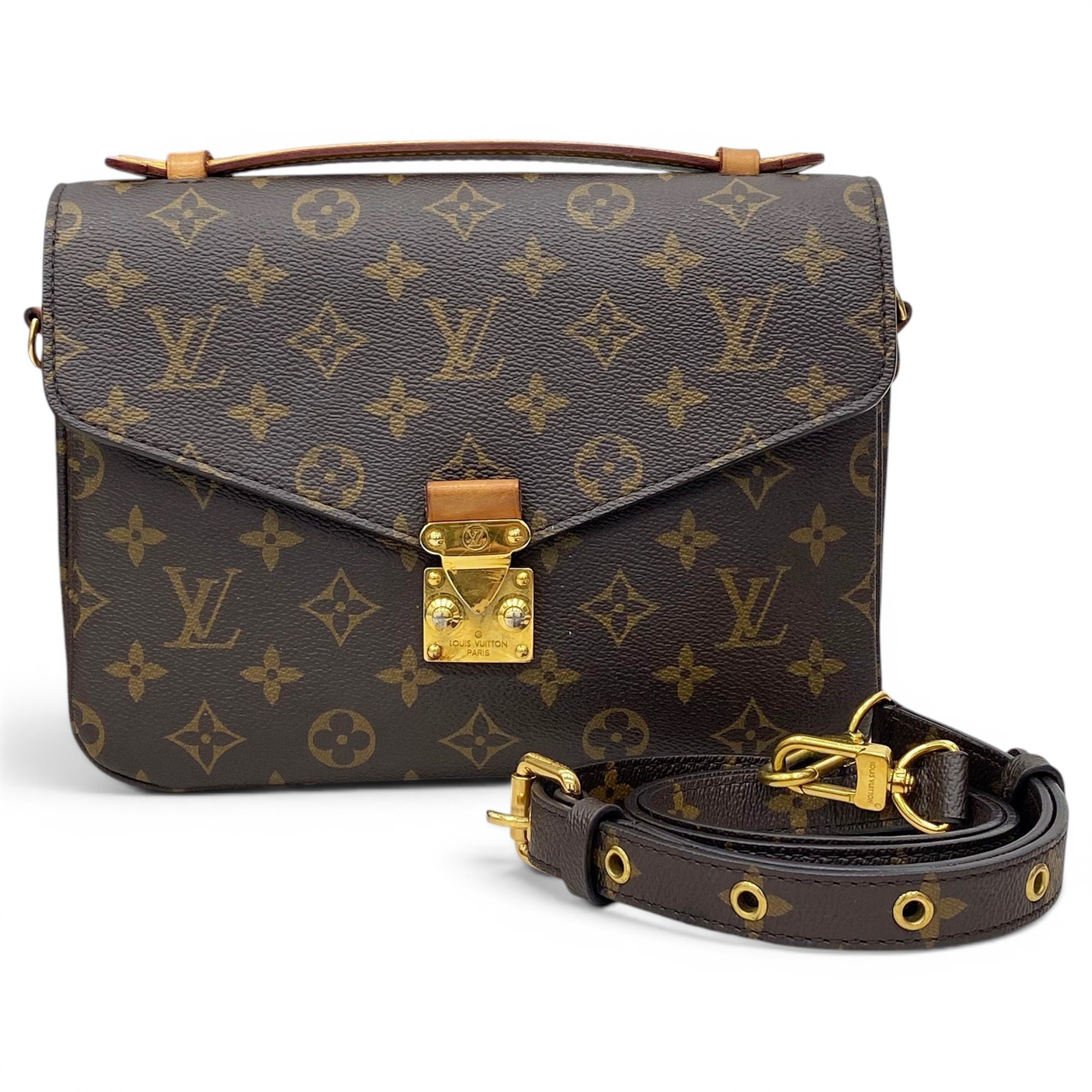 Metis leather handbag