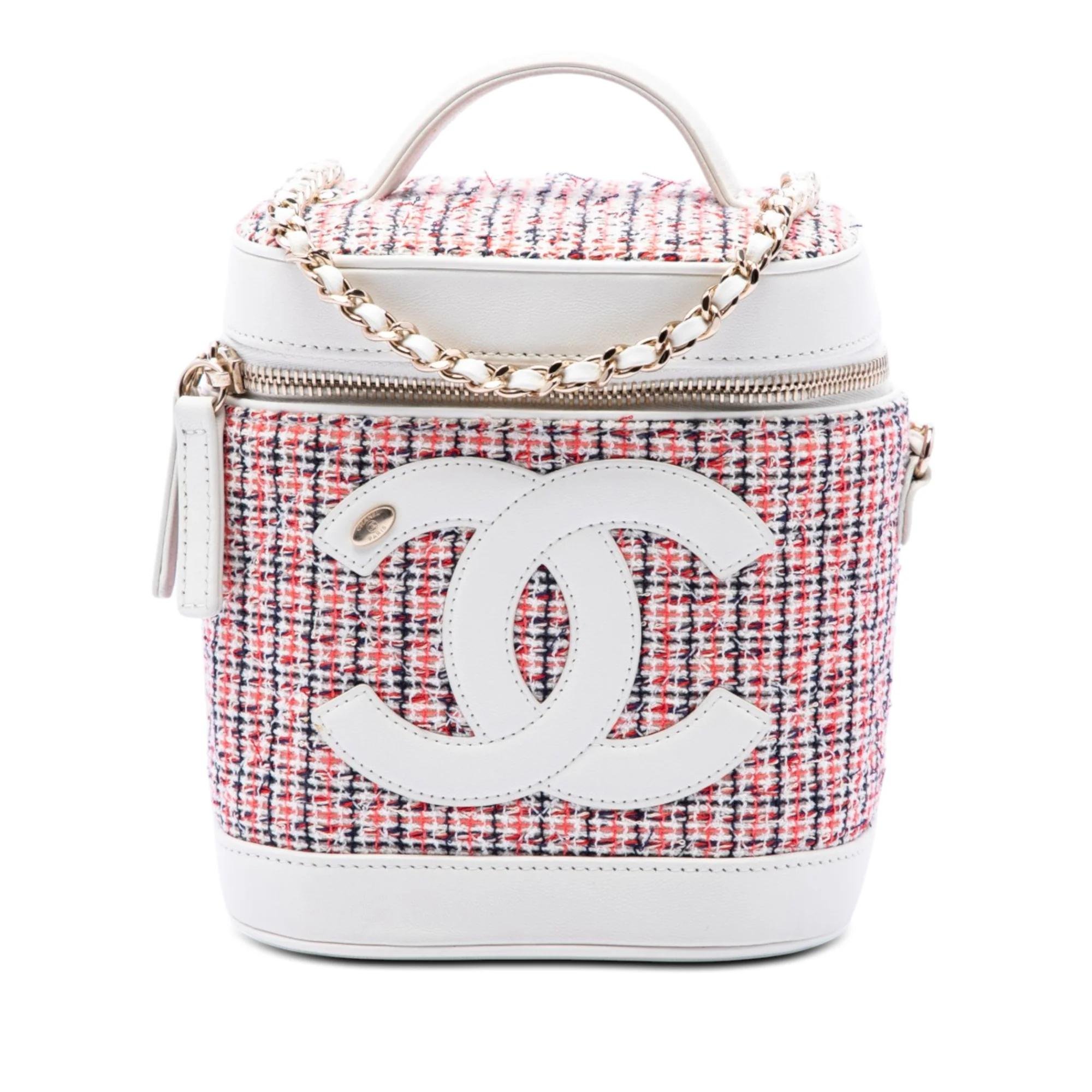 Tweed vanity case