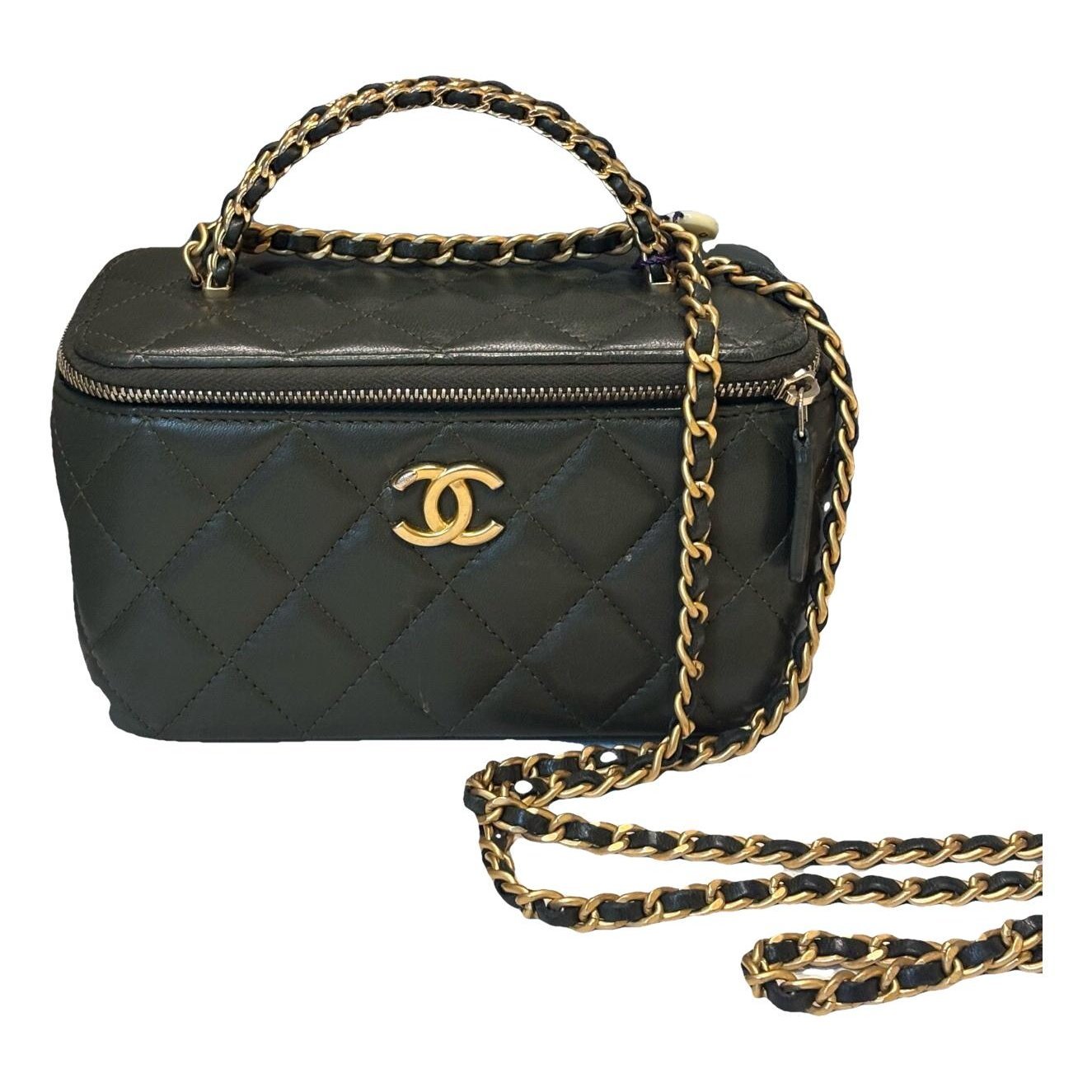 Leather handbag