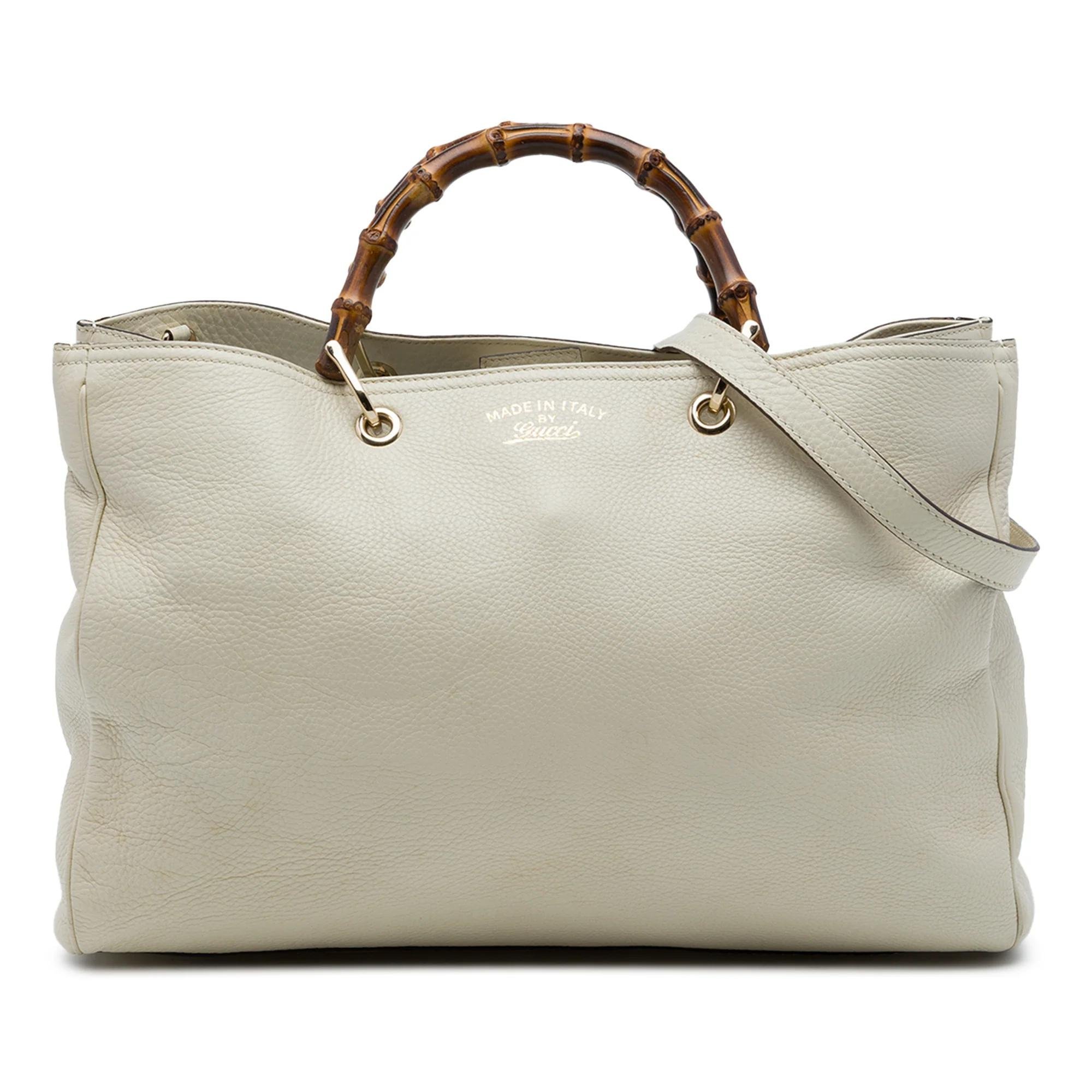 Bamboo leather handbag
