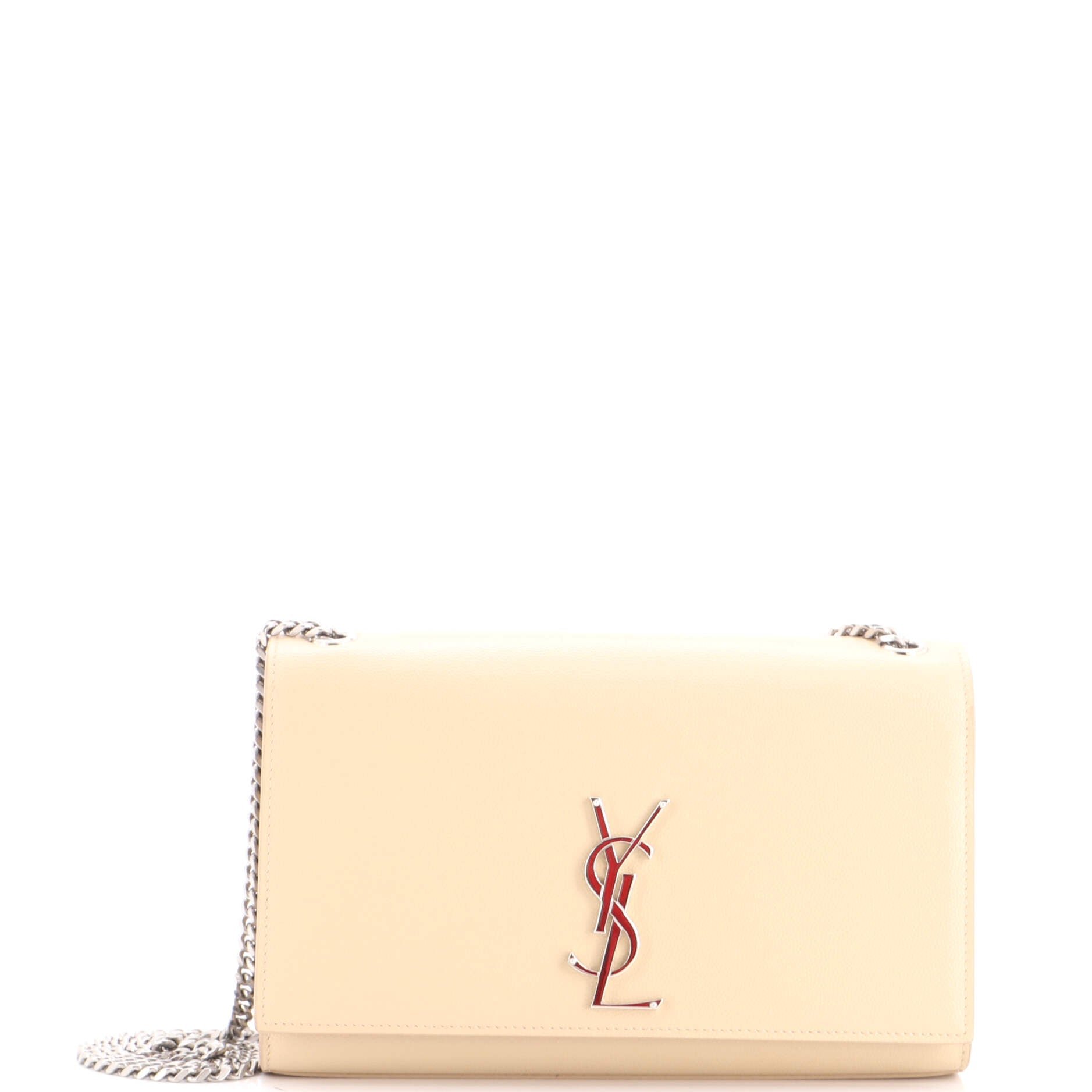 Classic Monogram Crossbody Bag Grainy Leather Medium