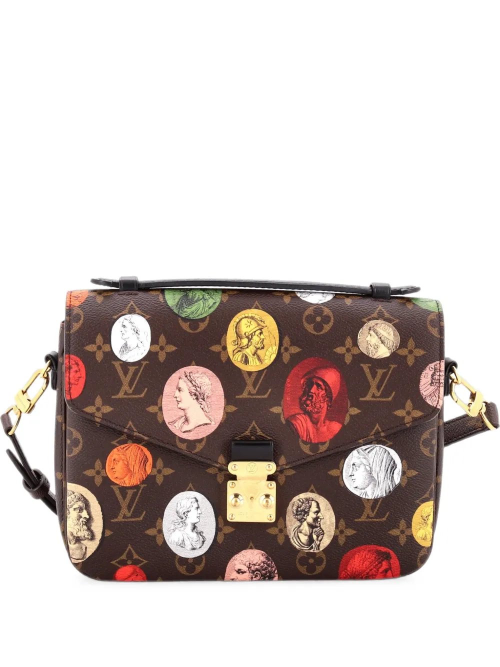 Pochette Metis Limited Edition Fornasetti Cameo Monogram Canvas crossbody bag