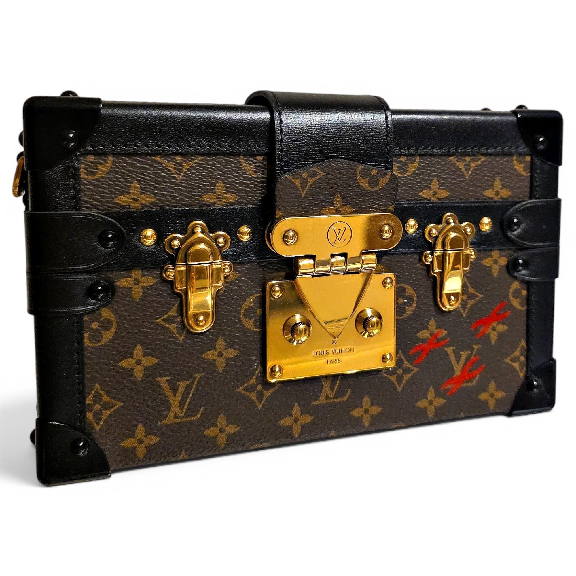 Louis Vuitton Petite Malle leather handbag