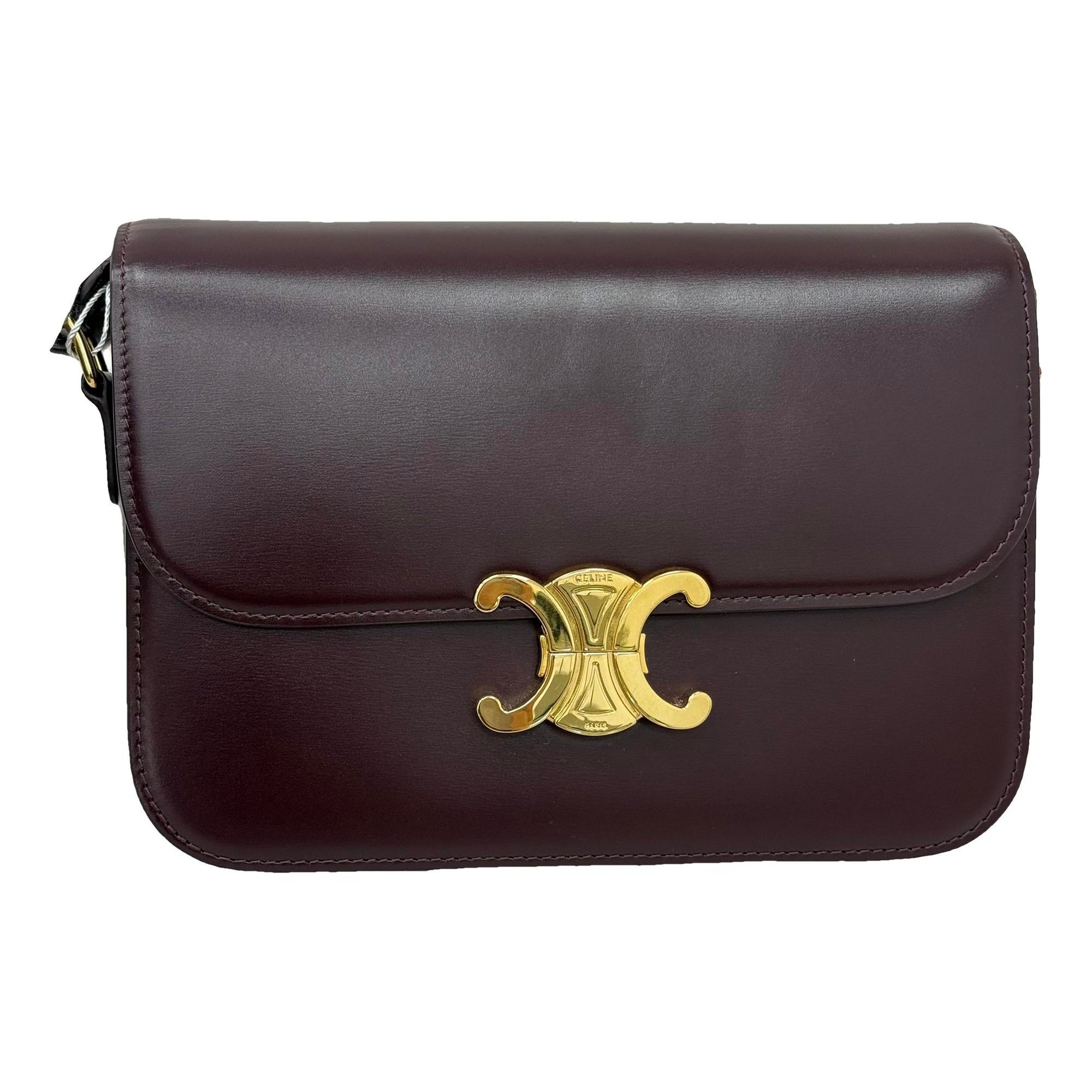 Triomphe leather handbag
