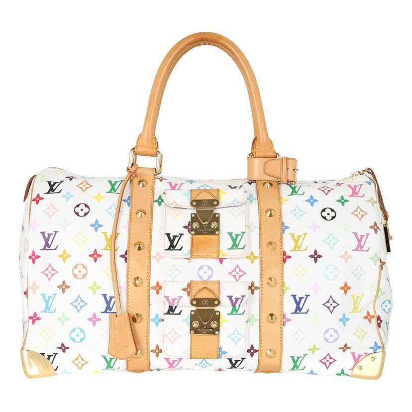 Leather travel bag