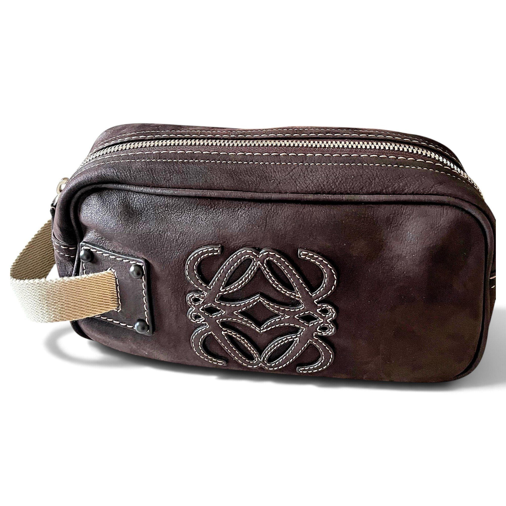 Amazona leather vanity case